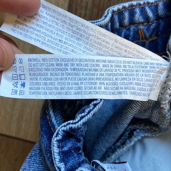 Forever 21 Retro Paper Bag Waist Denim Shorts Size Small - Picture 11 of 15